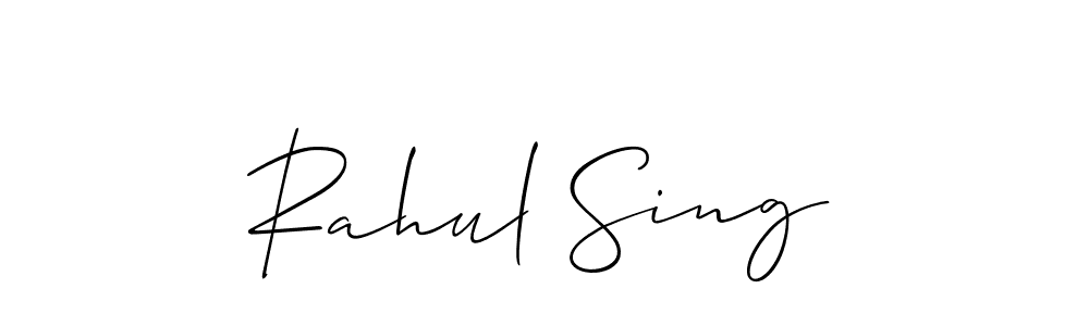 Rahul Sing stylish signature style. Best Handwritten Sign (Allison_Script) for my name. Handwritten Signature Collection Ideas for my name Rahul Sing. Rahul Sing signature style 2 images and pictures png