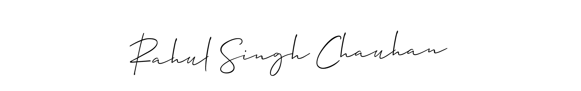 Make a short Rahul Singh Chauhan signature style. Manage your documents anywhere anytime using Allison_Script. Create and add eSignatures, submit forms, share and send files easily. Rahul Singh Chauhan signature style 2 images and pictures png