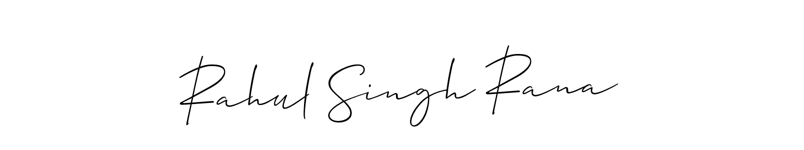 You should practise on your own different ways (Allison_Script) to write your name (Rahul Singh Rana) in signature. don't let someone else do it for you. Rahul Singh Rana signature style 2 images and pictures png