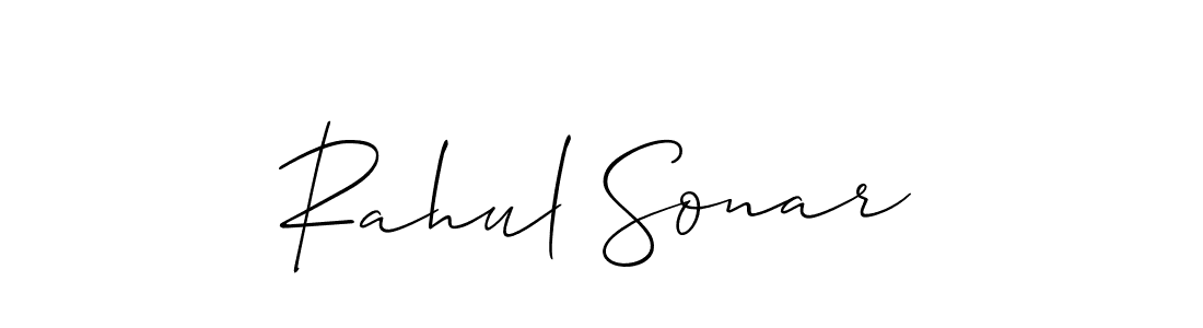 Once you've used our free online signature maker to create your best signature Allison_Script style, it's time to enjoy all of the benefits that Rahul Sonar name signing documents. Rahul Sonar signature style 2 images and pictures png