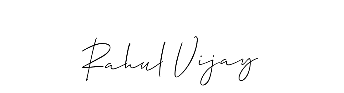 Make a beautiful signature design for name Rahul Vijay. Use this online signature maker to create a handwritten signature for free. Rahul Vijay signature style 2 images and pictures png