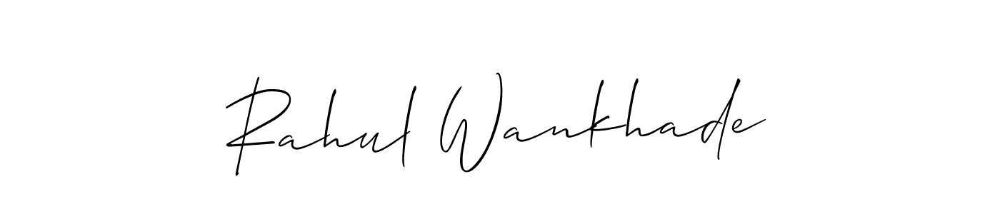 Once you've used our free online signature maker to create your best signature Allison_Script style, it's time to enjoy all of the benefits that Rahul Wankhade name signing documents. Rahul Wankhade signature style 2 images and pictures png