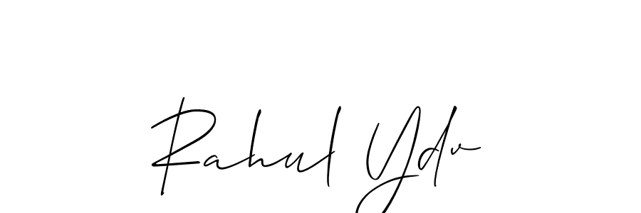 Make a short Rahul Ydv signature style. Manage your documents anywhere anytime using Allison_Script. Create and add eSignatures, submit forms, share and send files easily. Rahul Ydv signature style 2 images and pictures png