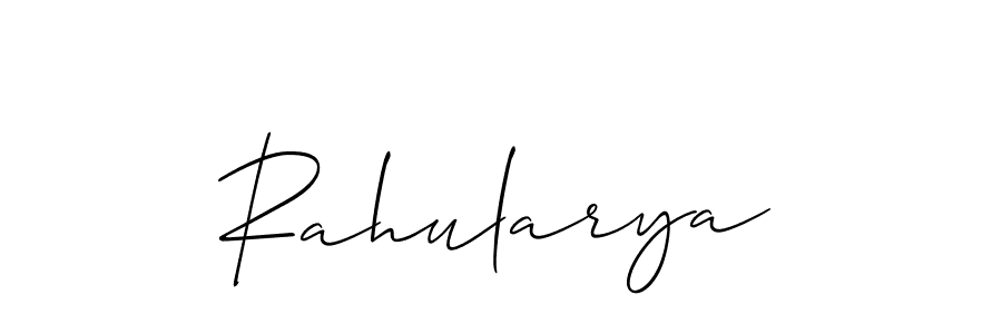 You should practise on your own different ways (Allison_Script) to write your name (Rahularya) in signature. don't let someone else do it for you. Rahularya signature style 2 images and pictures png