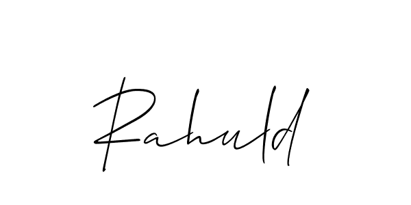 Rahuld stylish signature style. Best Handwritten Sign (Allison_Script) for my name. Handwritten Signature Collection Ideas for my name Rahuld. Rahuld signature style 2 images and pictures png