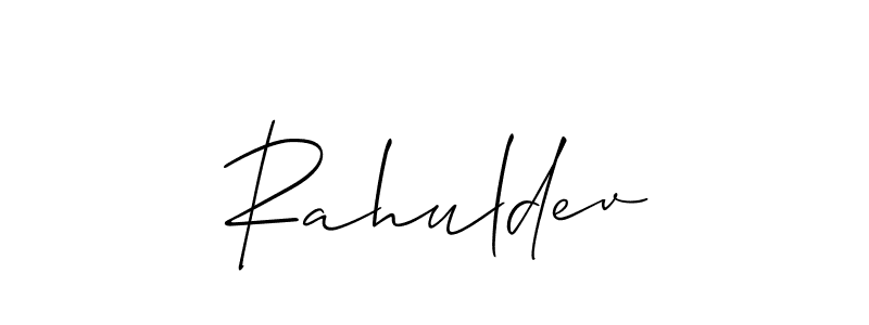 Once you've used our free online signature maker to create your best signature Allison_Script style, it's time to enjoy all of the benefits that Rahuldev name signing documents. Rahuldev signature style 2 images and pictures png
