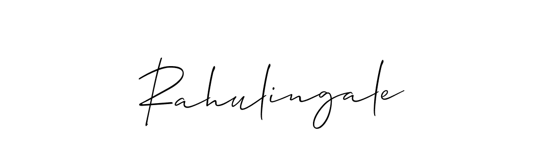 Rahulingale stylish signature style. Best Handwritten Sign (Allison_Script) for my name. Handwritten Signature Collection Ideas for my name Rahulingale. Rahulingale signature style 2 images and pictures png