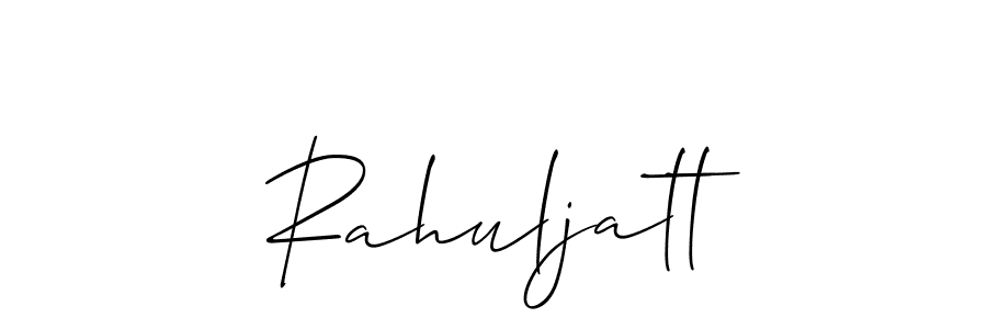 The best way (Allison_Script) to make a short signature is to pick only two or three words in your name. The name Rahuljatt include a total of six letters. For converting this name. Rahuljatt signature style 2 images and pictures png