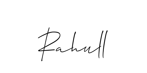 Make a beautiful signature design for name Rahull. With this signature (Allison_Script) style, you can create a handwritten signature for free. Rahull signature style 2 images and pictures png