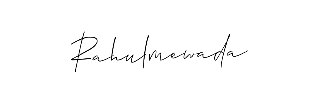 How to Draw Rahulmewada signature style? Allison_Script is a latest design signature styles for name Rahulmewada. Rahulmewada signature style 2 images and pictures png