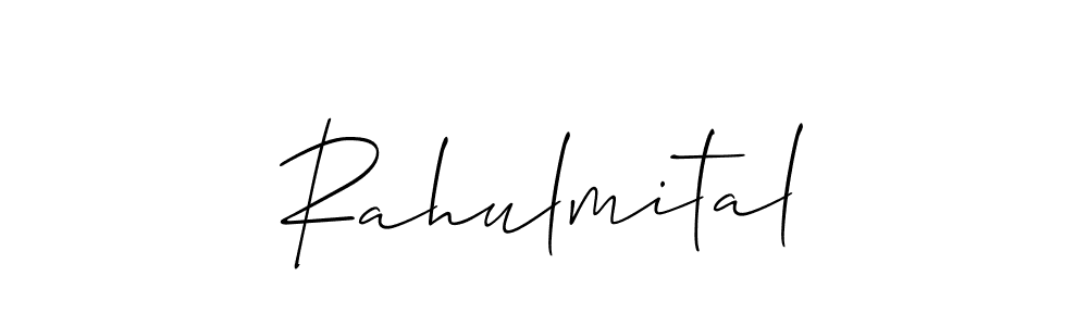 Similarly Allison_Script is the best handwritten signature design. Signature creator online .You can use it as an online autograph creator for name Rahulmital. Rahulmital signature style 2 images and pictures png