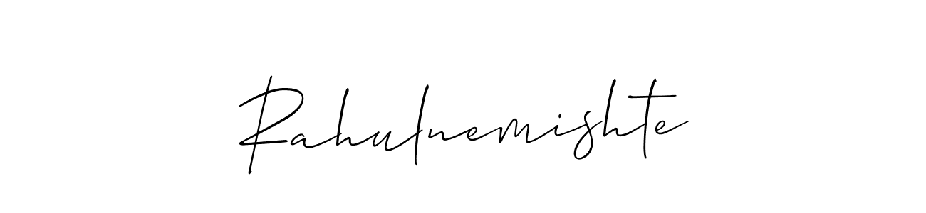 Make a beautiful signature design for name Rahulnemishte. Use this online signature maker to create a handwritten signature for free. Rahulnemishte signature style 2 images and pictures png