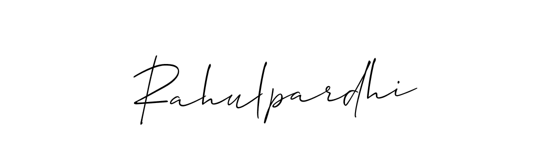You should practise on your own different ways (Allison_Script) to write your name (Rahulpardhi) in signature. don't let someone else do it for you. Rahulpardhi signature style 2 images and pictures png