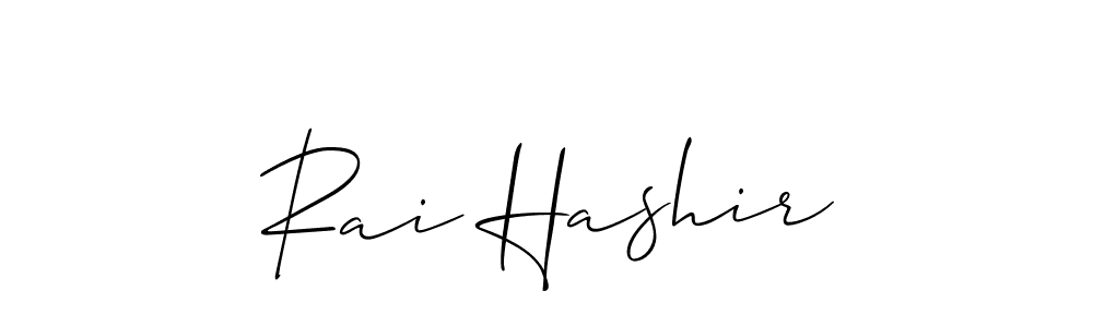Once you've used our free online signature maker to create your best signature Allison_Script style, it's time to enjoy all of the benefits that Rai Hashir name signing documents. Rai Hashir signature style 2 images and pictures png