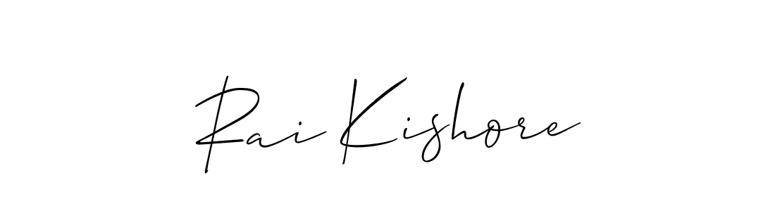 Also we have Rai Kishore name is the best signature style. Create professional handwritten signature collection using Allison_Script autograph style. Rai Kishore signature style 2 images and pictures png