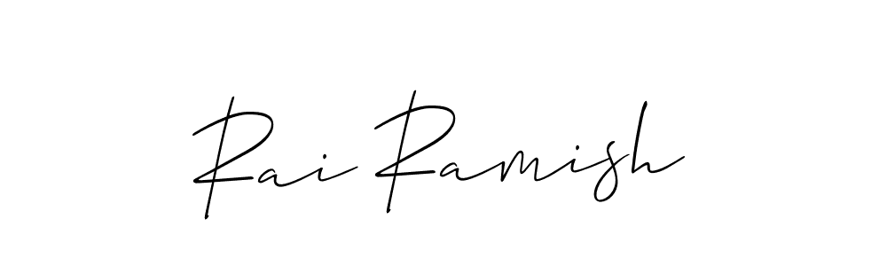 See photos of Rai Ramish official signature by Spectra . Check more albums & portfolios. Read reviews & check more about Allison_Script font. Rai Ramish signature style 2 images and pictures png