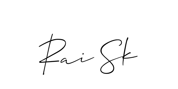 You can use this online signature creator to create a handwritten signature for the name Rai Sk. This is the best online autograph maker. Rai Sk signature style 2 images and pictures png