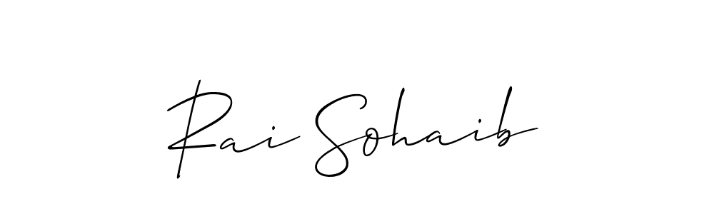 if you are searching for the best signature style for your name Rai Sohaib. so please give up your signature search. here we have designed multiple signature styles  using Allison_Script. Rai Sohaib signature style 2 images and pictures png