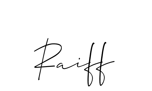 Make a beautiful signature design for name Raiff. Use this online signature maker to create a handwritten signature for free. Raiff signature style 2 images and pictures png