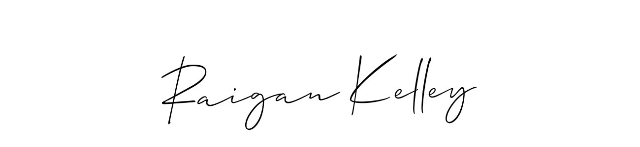 How to Draw Raigan Kelley signature style? Allison_Script is a latest design signature styles for name Raigan Kelley. Raigan Kelley signature style 2 images and pictures png