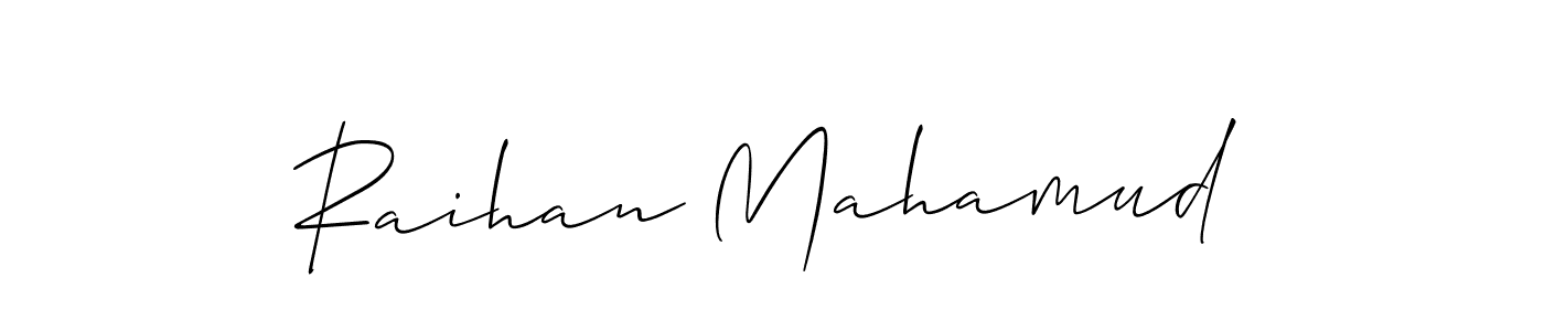 Check out images of Autograph of Raihan Mahamud name. Actor Raihan Mahamud Signature Style. Allison_Script is a professional sign style online. Raihan Mahamud signature style 2 images and pictures png