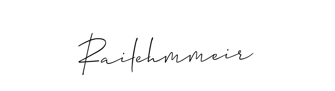 Make a beautiful signature design for name Railehmmeir. With this signature (Allison_Script) style, you can create a handwritten signature for free. Railehmmeir signature style 2 images and pictures png