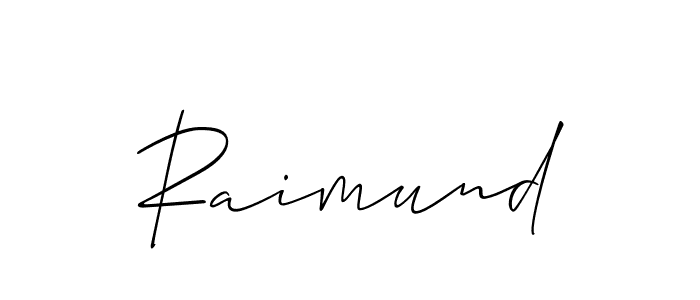 Create a beautiful signature design for name Raimund. With this signature (Allison_Script) fonts, you can make a handwritten signature for free. Raimund signature style 2 images and pictures png