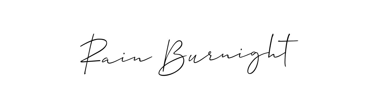 Check out images of Autograph of Rain Burnight name. Actor Rain Burnight Signature Style. Allison_Script is a professional sign style online. Rain Burnight signature style 2 images and pictures png