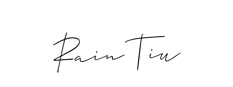Once you've used our free online signature maker to create your best signature Allison_Script style, it's time to enjoy all of the benefits that Rain Tiu name signing documents. Rain Tiu signature style 2 images and pictures png