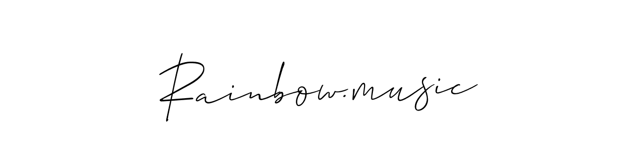 Make a beautiful signature design for name Rainbow.music. Use this online signature maker to create a handwritten signature for free. Rainbow.music signature style 2 images and pictures png