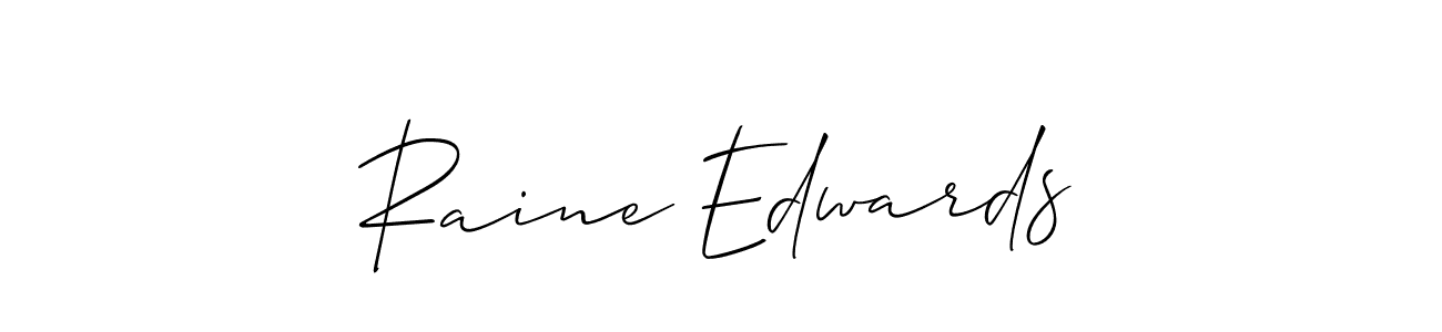 Once you've used our free online signature maker to create your best signature Allison_Script style, it's time to enjoy all of the benefits that Raine Edwards name signing documents. Raine Edwards signature style 2 images and pictures png