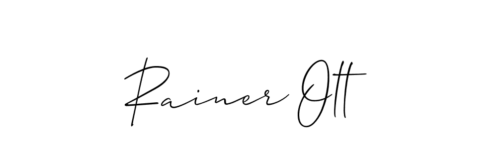 Design your own signature with our free online signature maker. With this signature software, you can create a handwritten (Allison_Script) signature for name Rainer Olt. Rainer Olt signature style 2 images and pictures png