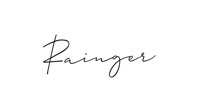 Here are the top 10 professional signature styles for the name Rainger. These are the best autograph styles you can use for your name. Rainger signature style 2 images and pictures png