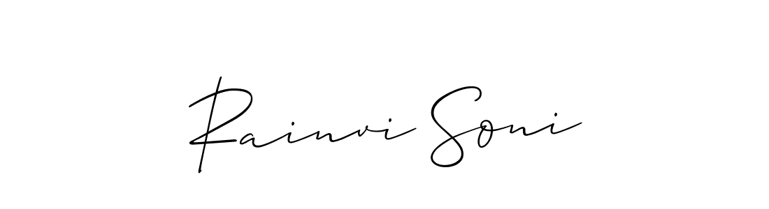 See photos of Rainvi Soni official signature by Spectra . Check more albums & portfolios. Read reviews & check more about Allison_Script font. Rainvi Soni signature style 2 images and pictures png