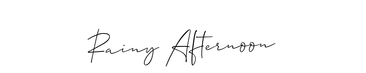 The best way (Allison_Script) to make a short signature is to pick only two or three words in your name. The name Rainy Afternoon include a total of six letters. For converting this name. Rainy Afternoon signature style 2 images and pictures png