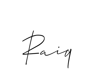 Make a short Raiq signature style. Manage your documents anywhere anytime using Allison_Script. Create and add eSignatures, submit forms, share and send files easily. Raiq signature style 2 images and pictures png