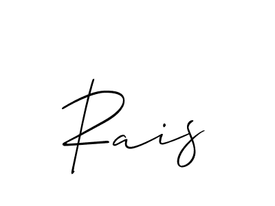 The best way (Allison_Script) to make a short signature is to pick only two or three words in your name. The name Rais include a total of six letters. For converting this name. Rais signature style 2 images and pictures png