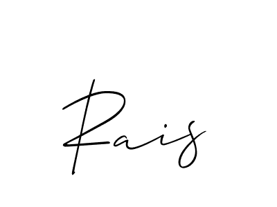 Also we have Rais name is the best signature style. Create professional handwritten signature collection using Allison_Script autograph style. Rais signature style 2 images and pictures png