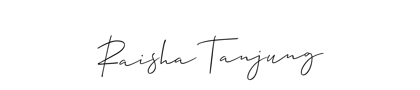 Once you've used our free online signature maker to create your best signature Allison_Script style, it's time to enjoy all of the benefits that Raisha Tanjung name signing documents. Raisha Tanjung signature style 2 images and pictures png