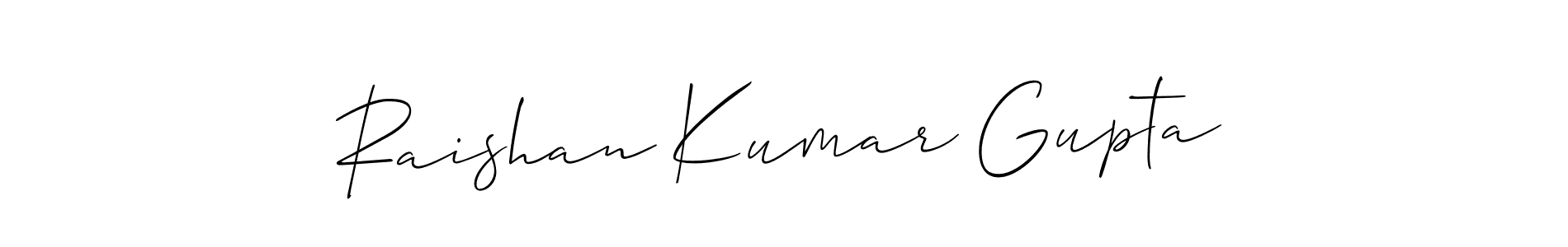 Make a beautiful signature design for name Raishan Kumar Gupta. Use this online signature maker to create a handwritten signature for free. Raishan Kumar Gupta signature style 2 images and pictures png