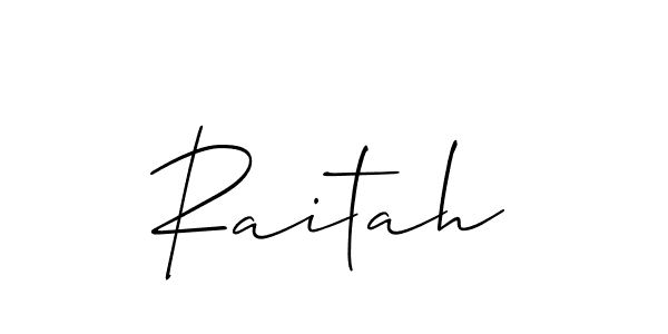 Best and Professional Signature Style for Raitah. Allison_Script Best Signature Style Collection. Raitah signature style 2 images and pictures png