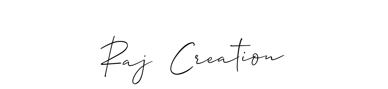 You can use this online signature creator to create a handwritten signature for the name Raj  Creation. This is the best online autograph maker. Raj  Creation signature style 2 images and pictures png