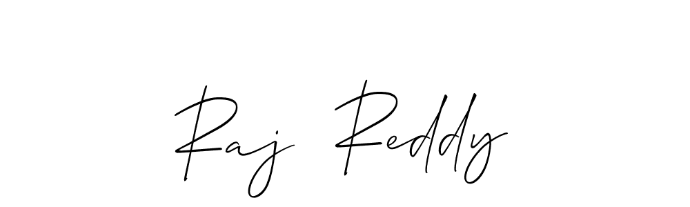 Use a signature maker to create a handwritten signature online. With this signature software, you can design (Allison_Script) your own signature for name Raj  Reddy. Raj  Reddy signature style 2 images and pictures png