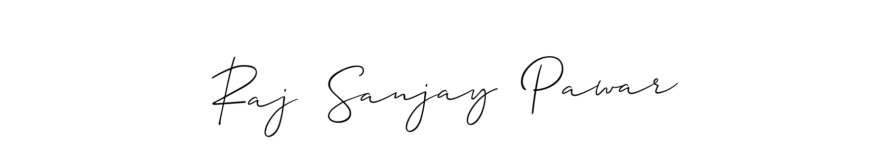 How to make Raj  Sanjay  Pawar signature? Allison_Script is a professional autograph style. Create handwritten signature for Raj  Sanjay  Pawar name. Raj  Sanjay  Pawar signature style 2 images and pictures png