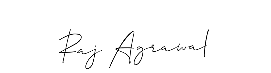 Similarly Allison_Script is the best handwritten signature design. Signature creator online .You can use it as an online autograph creator for name Raj Agrawal. Raj Agrawal signature style 2 images and pictures png