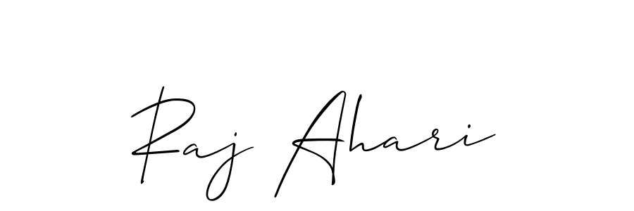 Best and Professional Signature Style for Raj Ahari. Allison_Script Best Signature Style Collection. Raj Ahari signature style 2 images and pictures png