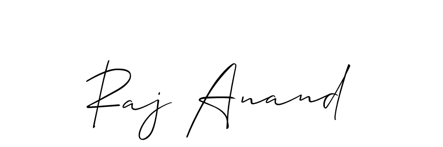 Allison_Script is a professional signature style that is perfect for those who want to add a touch of class to their signature. It is also a great choice for those who want to make their signature more unique. Get Raj Anand name to fancy signature for free. Raj Anand signature style 2 images and pictures png