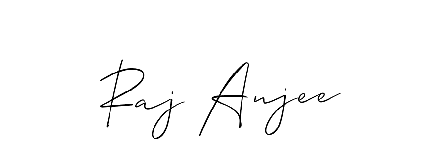 Design your own signature with our free online signature maker. With this signature software, you can create a handwritten (Allison_Script) signature for name Raj Anjee. Raj Anjee signature style 2 images and pictures png