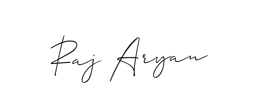 if you are searching for the best signature style for your name Raj Aryan. so please give up your signature search. here we have designed multiple signature styles  using Allison_Script. Raj Aryan signature style 2 images and pictures png