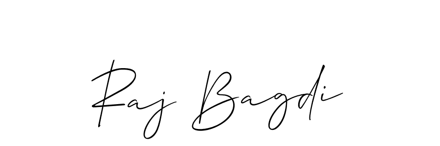 Also You can easily find your signature by using the search form. We will create Raj Bagdi name handwritten signature images for you free of cost using Allison_Script sign style. Raj Bagdi signature style 2 images and pictures png